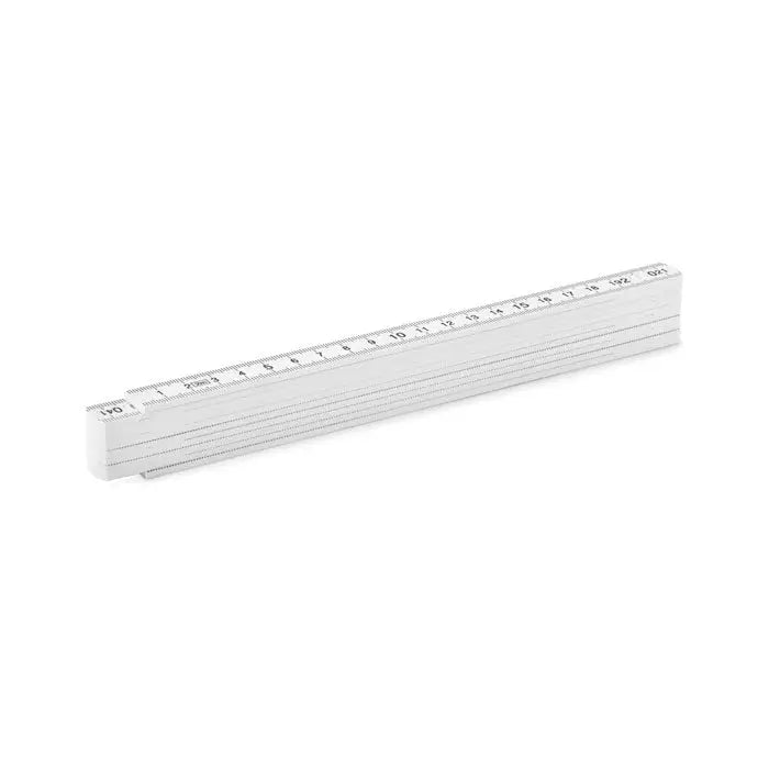 Rigla pliabila 2m metalica argintie cu marcaje precise gravate pentru masuratori exacte