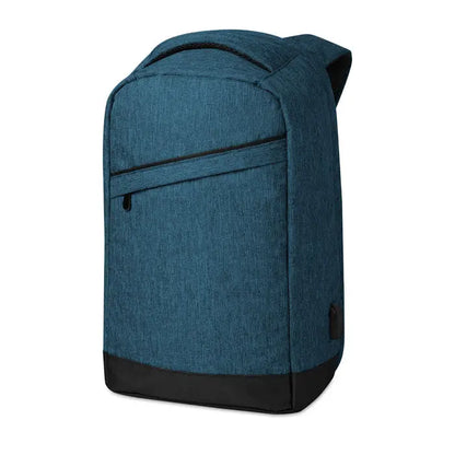 Rucsac 2 tonuri cu textura teal si baza neagra, inclusiv mufa usb, ideal pentru laptop si utilizare zilnica