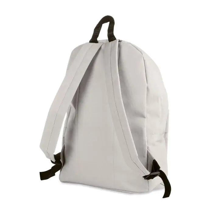Rucsac din poliester 600d gri deschis cu bretele si maner negru din material textil