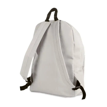 Rucsac din poliester 600d gri deschis cu bretele si maner negru din material textil