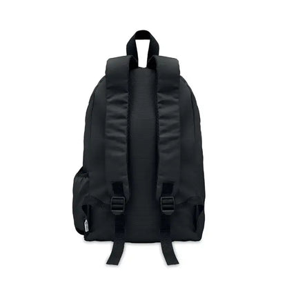 Rucsac din poliester 600d rpet negru cu bretele reglabile si buzunare laterale din nylon