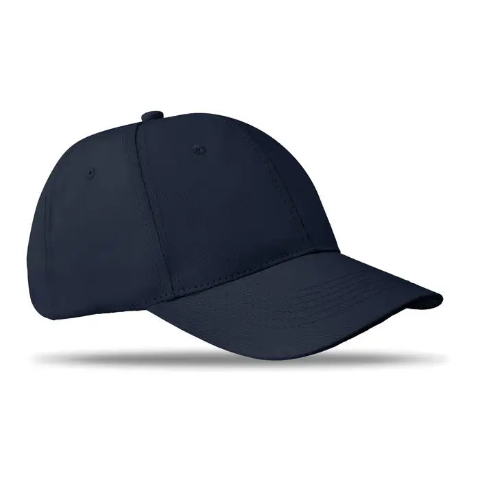 Sapca de baseball cu 6 panouri navy albastru cu coroana structurata si cusaturi detaliate