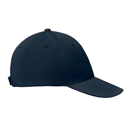 Sapca de baseball cu 6 panouri neagra, cu cozoroc curbat si coroana structurata din material rezistent