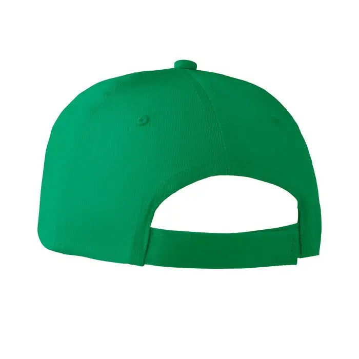 Sapca de baseball cu 6 panouri verde solid cu coroana structurata si bretea ajustabila din material durabil