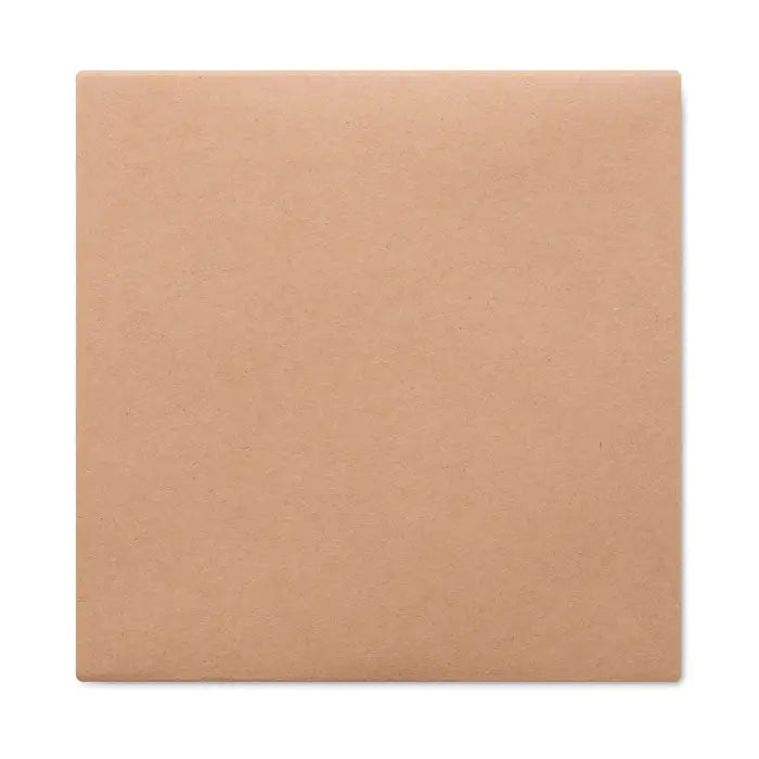 Set 4 cutite pentru branza pe o placa patrata din carton texturat culoare bej