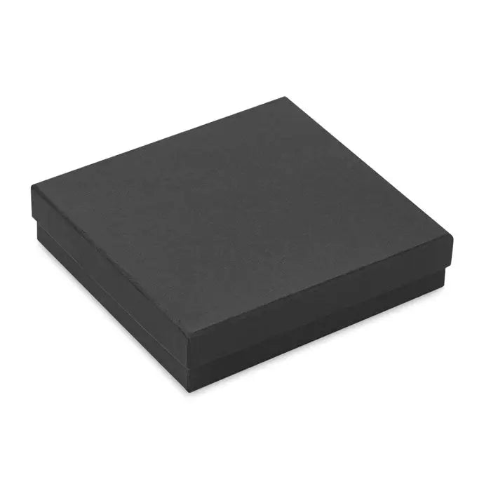 Set cadou de afaceri cu cutie cadou pătrată neagră mată cu design minimalist și elegant