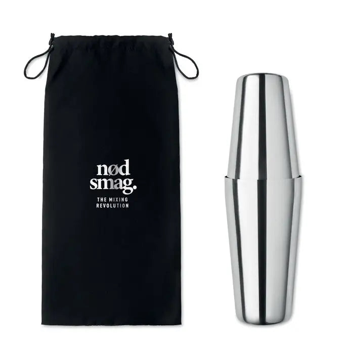 Shaker cocktail din otel inoxidabil lucios set cocktail 750 ml cu design cilindric si finisaj lustruit