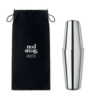 Shaker cocktail din otel inoxidabil lucios set cocktail 750 ml cu design cilindric si finisaj lustruit