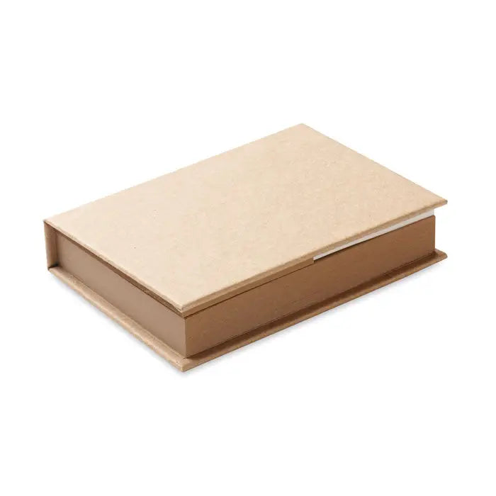 Set de bloc-note reciclate din carton bej minimalist cu design curat si textura subtila