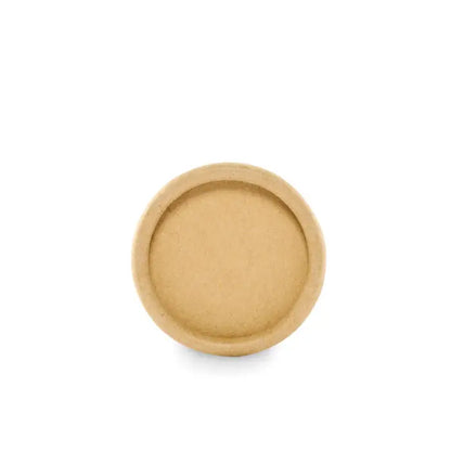 Beige capac circular din carton pentru set de calatorie in cutie tub de hartie