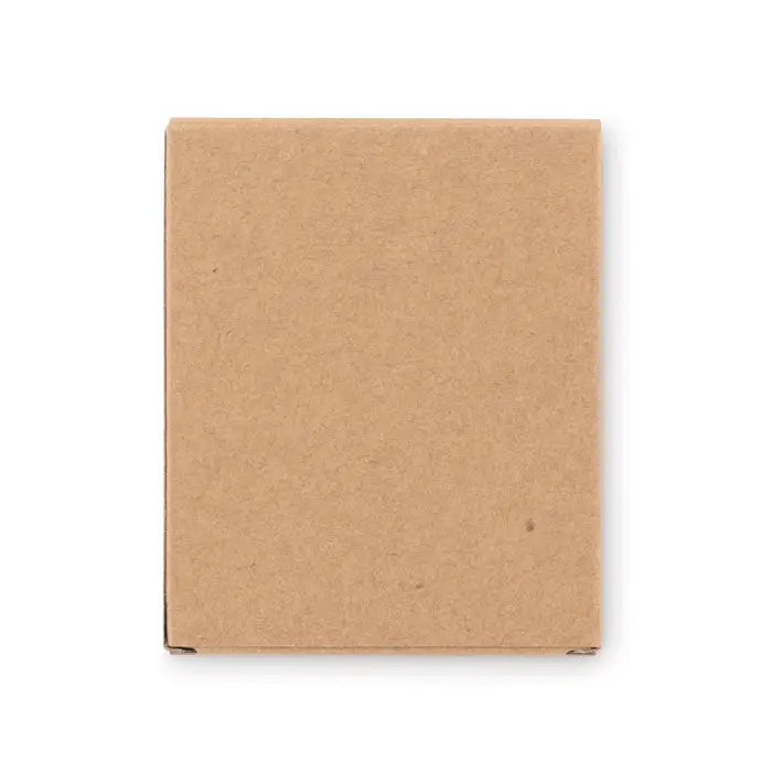 Set de colorat cutie simpla din carton maro cu finisaj mat si suprafata usor texturata pentru depozitare
