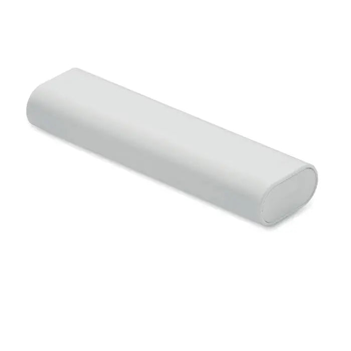 Set de conectori de cablu 9 in 1 cu perna cilindrica alba din material mat cu finisaj neted