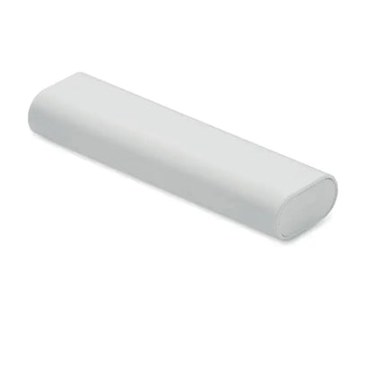 Set de conectori de cablu 9 in 1 cu perna cilindrica alba din material mat cu finisaj neted
