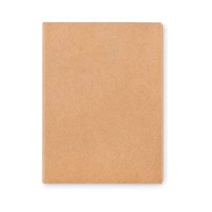 Notiță minimalistă din hârtie kraft maro cu copertă texturată în set de desen pentru copii 60 de foi