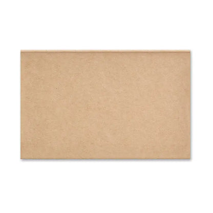 Set de note de birou cu calendar în plic dreptunghiular maro din carton cu textură simplă