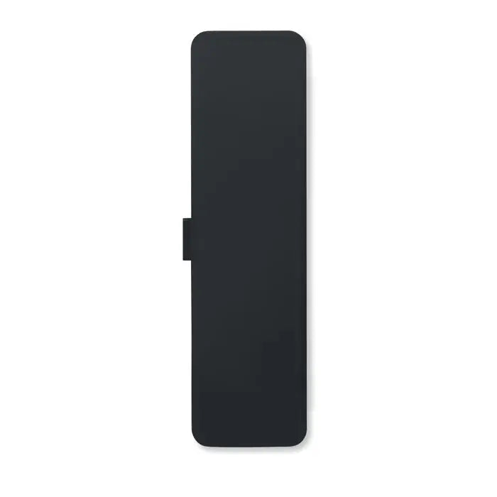 Set tacamuri pp cu carcasa dreptunghiulara neagra, design minimalist si finisaj mat subtil