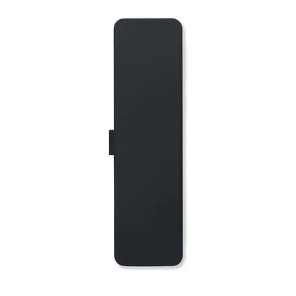 Set tacamuri pp cu carcasa dreptunghiulara neagra, design minimalist si finisaj mat subtil