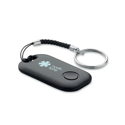 Smart apple find my locator negru north tune cu breloc împletit și inel metalic argintiu