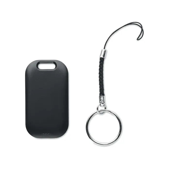Încărcător portabil negru dreptunghiular cu breloc pentru smart apple find my locator