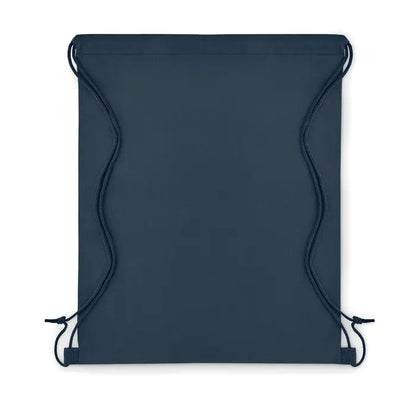 Rucsac cu snur netesut de 80 gr/m², albastru navy, cu cordoane si material intarit pentru rezistenta