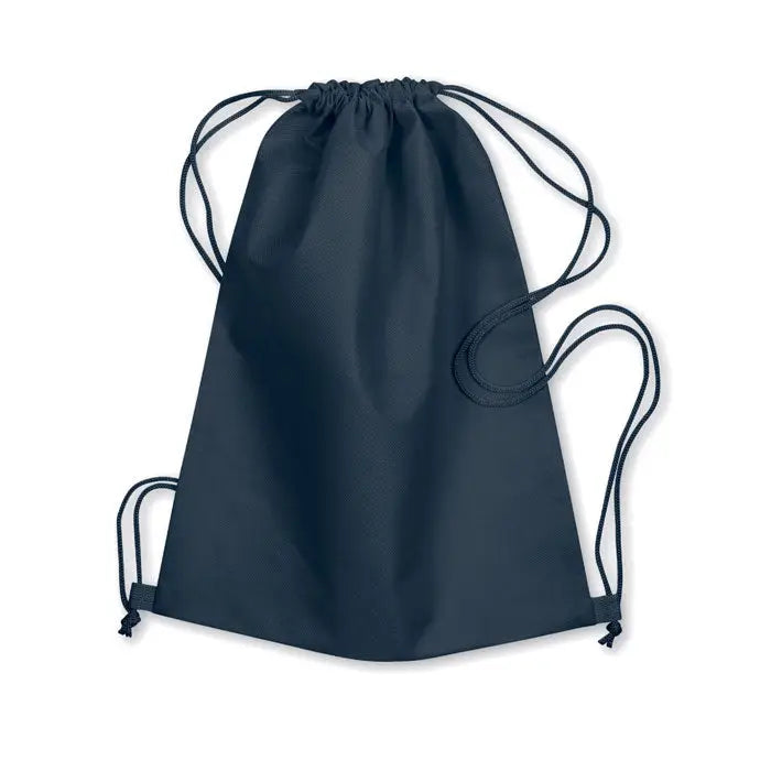 Rucsac negru cu snur snur netesut de 80 gr/m² din material durabil si design minimalist