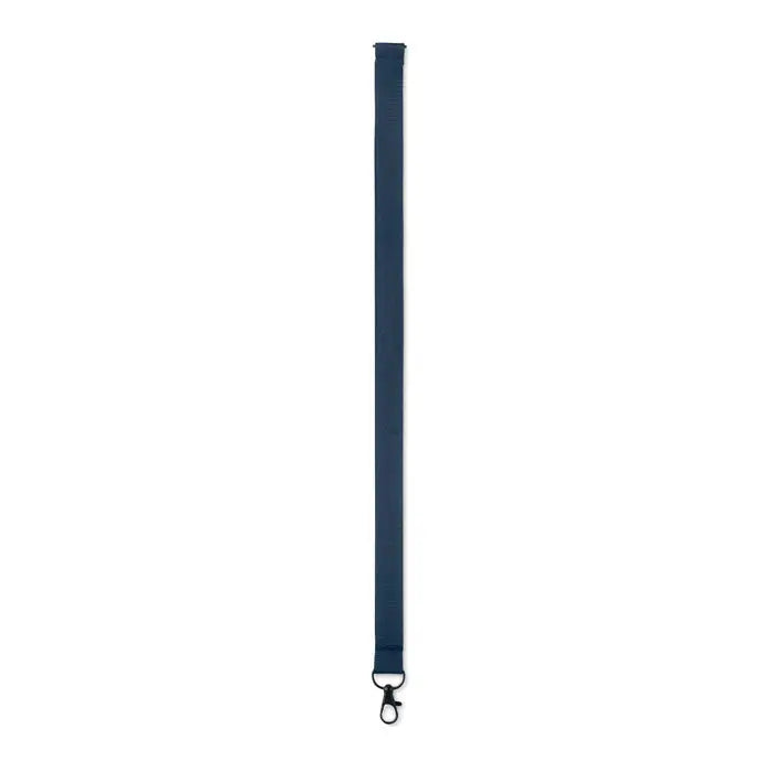 Snur pentru suport telefon albastru inchis cu clips metalic rezistent pentru atasarea telefonului