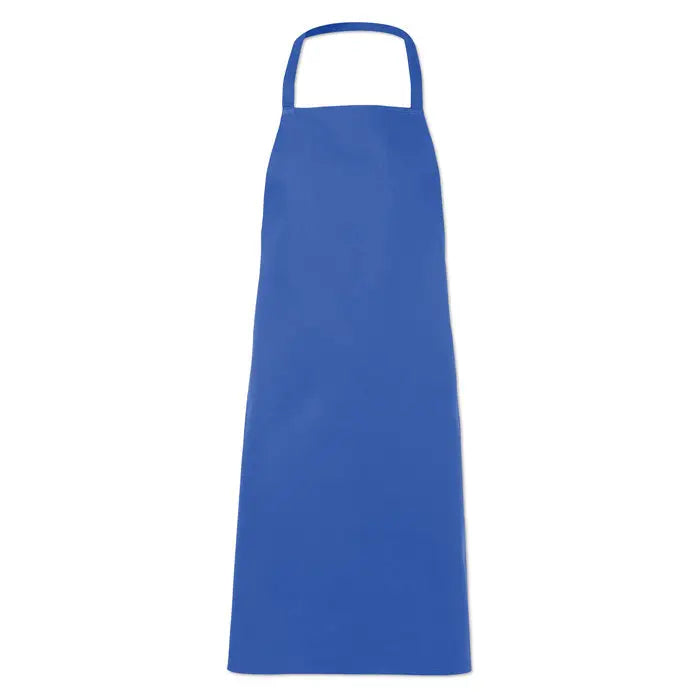 Sort de bucatarie din bumbac albastru regal cu design simplu si material rezistent pentru utilizare in bucatarie