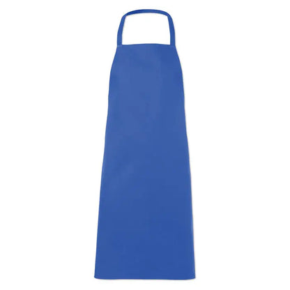 Sort de bucatarie din bumbac albastru regal cu design simplu si material rezistent pentru utilizare in bucatarie