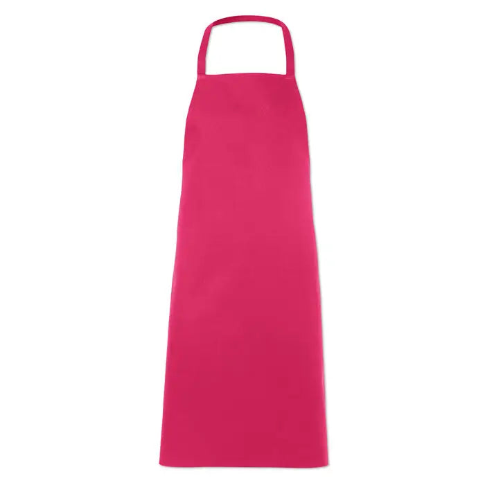 Sort de bucătărie din bumbac fucsia simplu, cu țesătură netedă și design fără buzunare sau ornamente