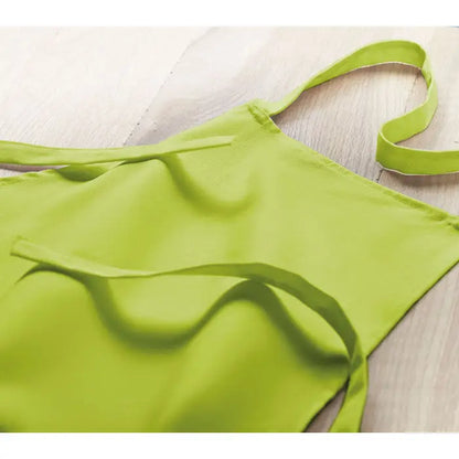 Sort de bucătărie din bumbac vibrant lime verde cu material ușor și curele ajustabile pentru confort