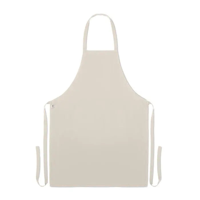 Sort din bumbac organic 200 gr/m² bej cu design minimalist si snururi reglabile, sort din bumbac usor si confortabil
