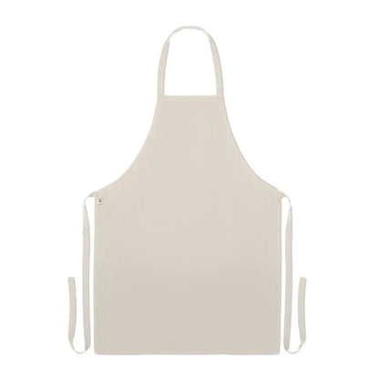 Sort din bumbac organic 200 gr/m² bej cu design minimalist si snururi reglabile, sort din bumbac usor si confortabil