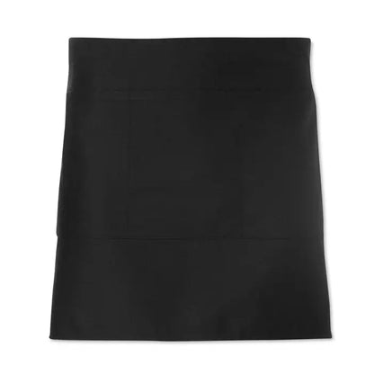 Sort ospatar scurt din bumbac 195 gr per metru patrat negru cu doua buzunare frontale simple