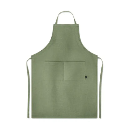 Sort reglabil din canepa 200 gr m² olive green cu buzunar frontal si curele reglabile din panza
