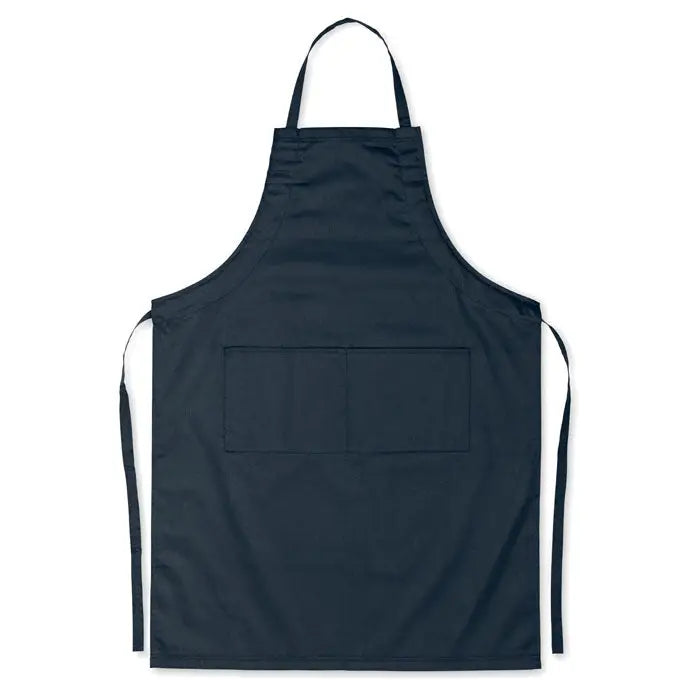 Sort reglabil din material textil negru cu buzunar central si barete reglabile pentru uz profesional