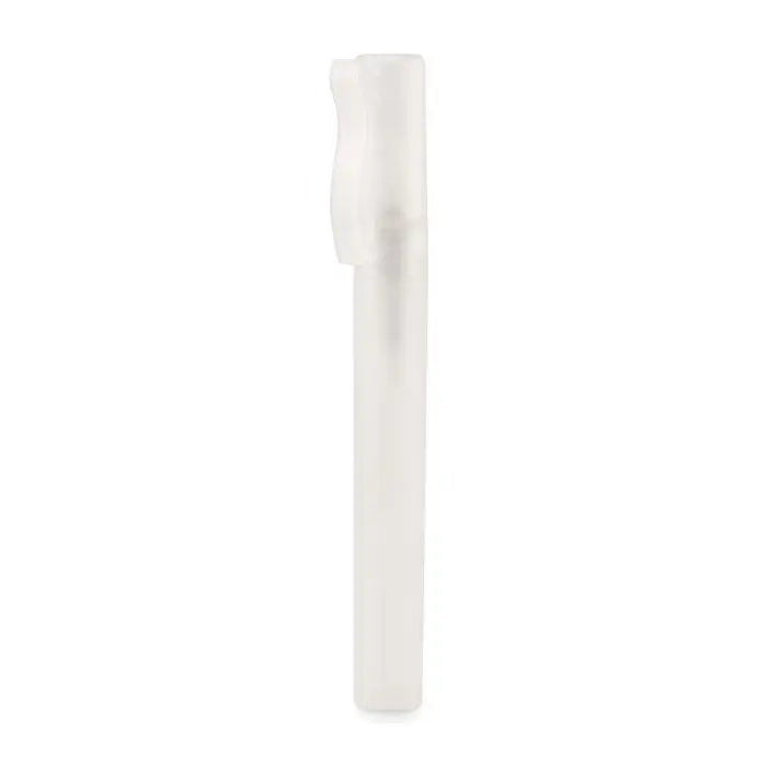 Spray de loțiune de protecție solară 10 ml în sticlă transparentă din plastic cu capac și pulverizator alb