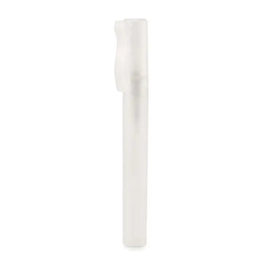 Spray de loțiune de protecție solară 10 ml în sticlă transparentă din plastic cu capac și pulverizator alb