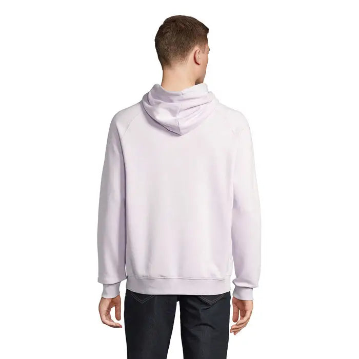 Hanorac unisex stellar sweat lavanda moale cu croiala relaxata si mansete striate