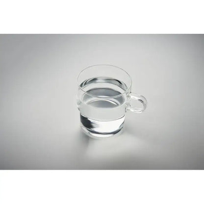 Sticla borosilicata inalta 300 ml cu design minimalist, maner neted si transparenta clara