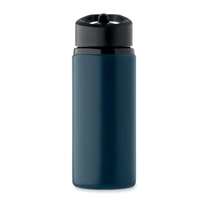 Sticla cu un singur perete 500 ml culoare teal închis cu capac negru cu sistem pentru baut la pipa