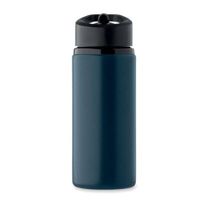 Sticla cu un singur perete 500 ml culoare teal închis cu capac negru cu sistem pentru baut la pipa