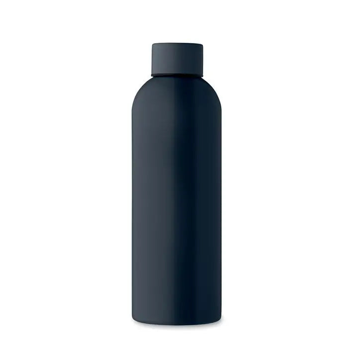 Sticla cu un singur perete 750 ml neagra mata cu design minimalist si capac asortat