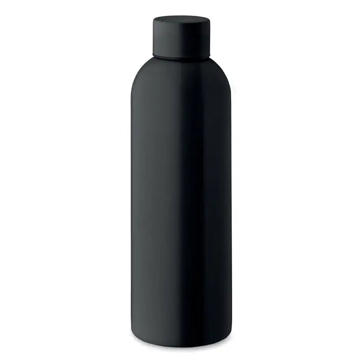 Sticla cu un singur perete 750 ml neagra mate cu capac infiletabil potrivita pentru hidratare zilnica