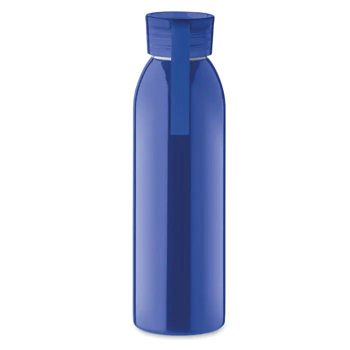 Sticla din otel inoxidabil 650ml albastru regal translucid cu capac cu filet si maner integrat
