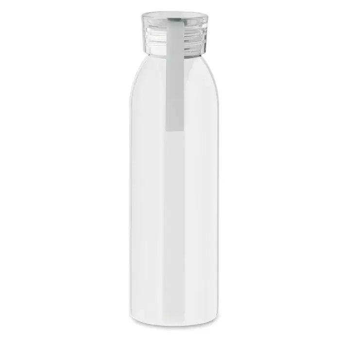 Sticlă din oțel inoxidabil 650ml cu capac transparent și design minimalist clar pentru apă