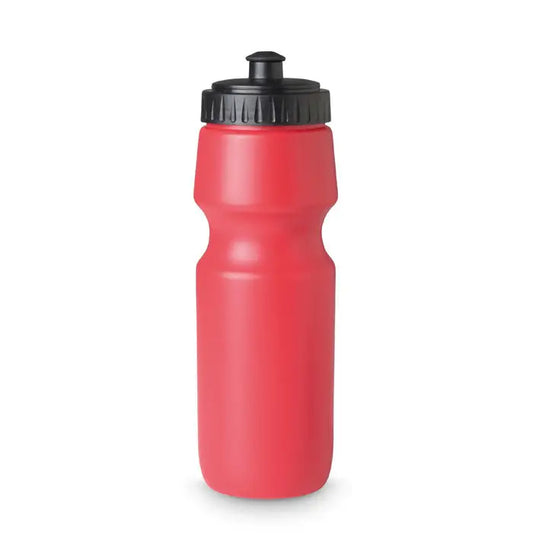 Sticla sport 700 ml sticla sportiva rosie din plastic cu capac negru infiletare si grip texturat