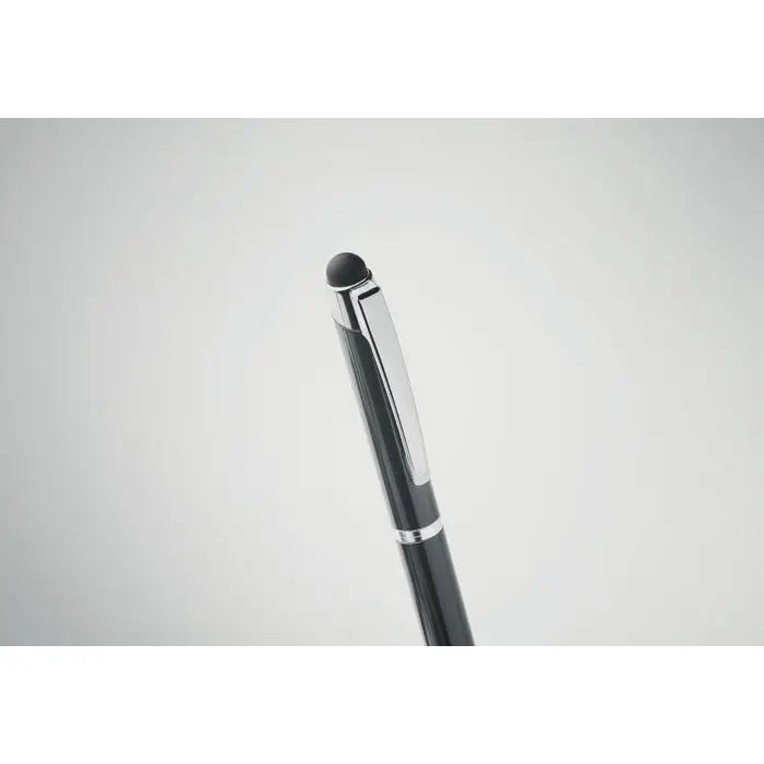Stilou stilou negru si argintiu cu design modern si elegant pentru scris precis si stilizat