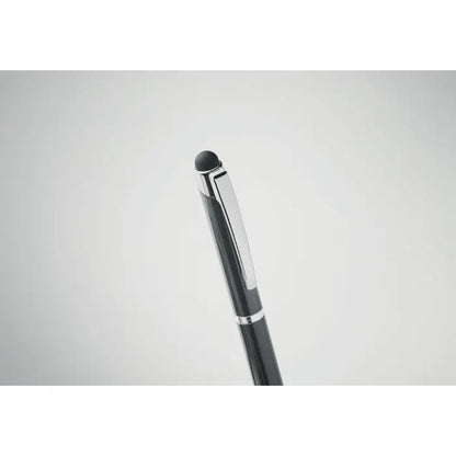 Stilou stilou negru si argintiu cu design modern si elegant pentru scris precis si stilizat