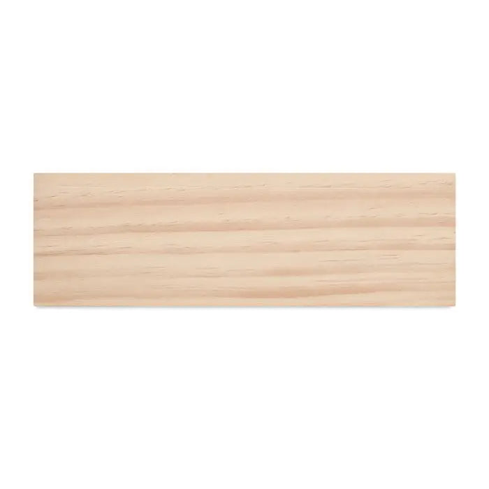 Suport de birou din lemn deschis cu textura naturala si kit de seminte pentru decor si organizare