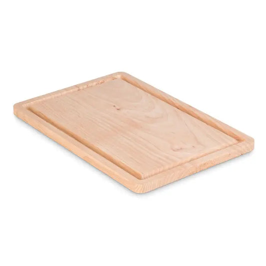 Tabla mare de taiere dreptunghiulara din lemn natur cu textura evidenta perfecta pentru taiat alimente